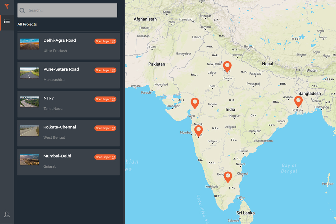 Drone data platform for bidding