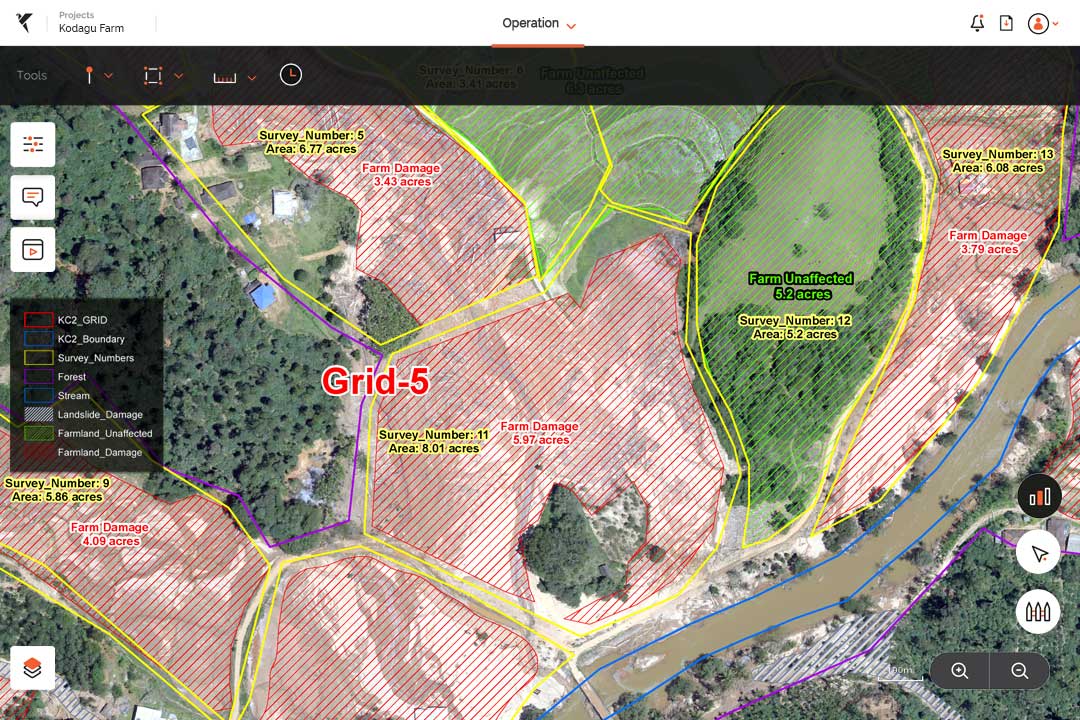 Drone data for yield management