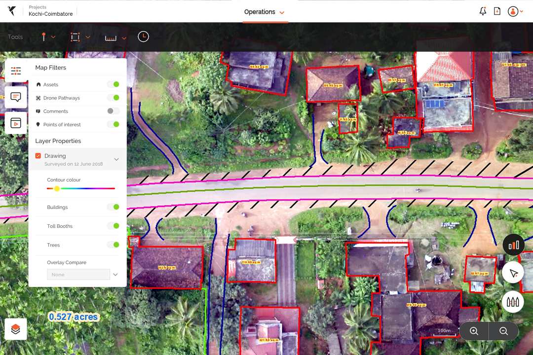 Drone data for railway inspection